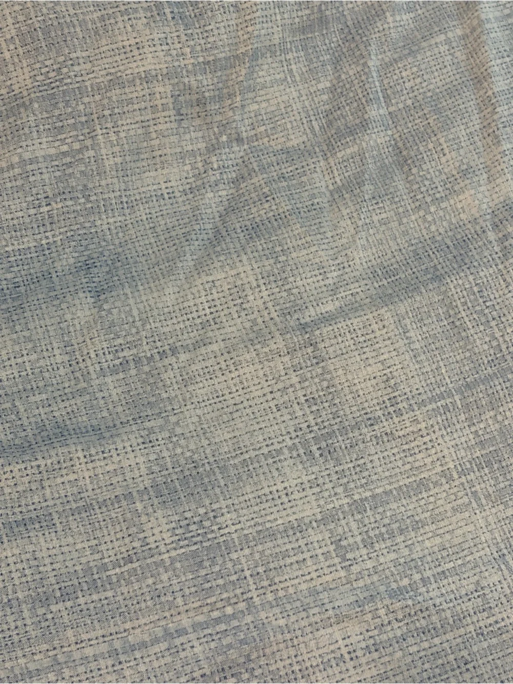Ralph Lauren vintage Candia Blue 100% Cotton Queen Fitted Sheet Sateen weave